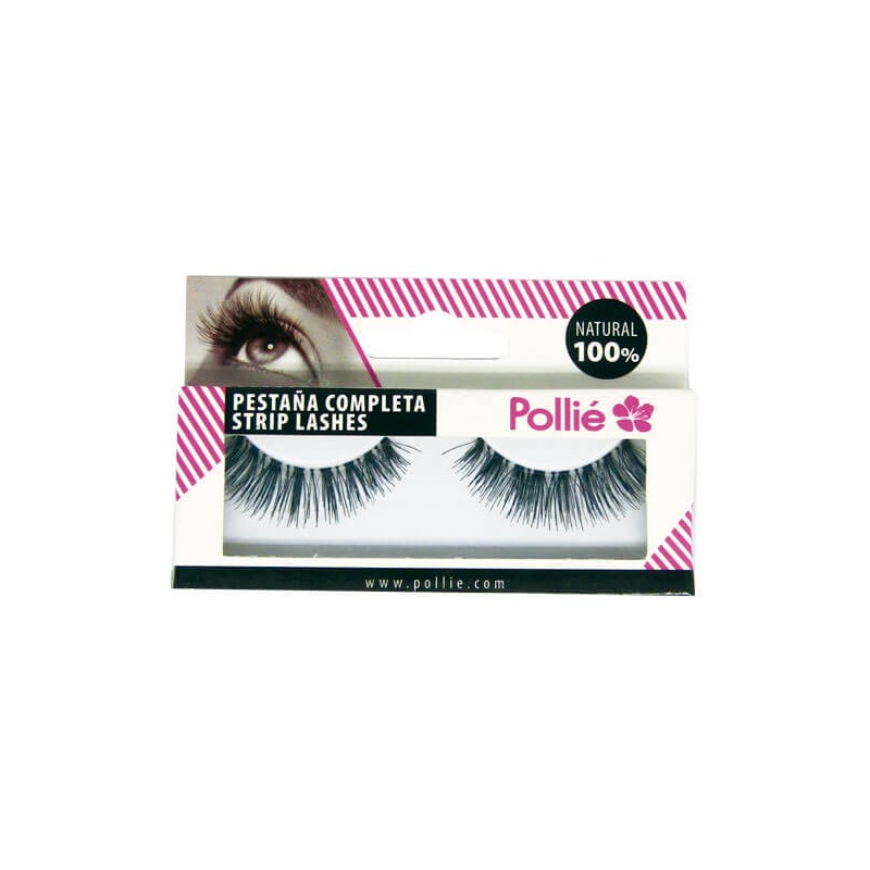 Pestañas pollié 5 negras 100% natural